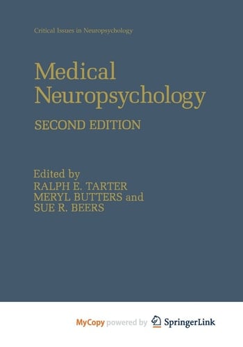 Medical Neuropsychology