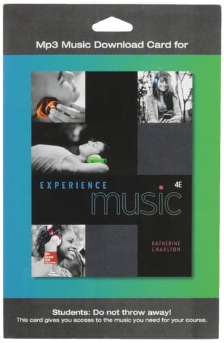 MUSIC DOWNLOAD CARD FOR EXPERIENCE MUSIC