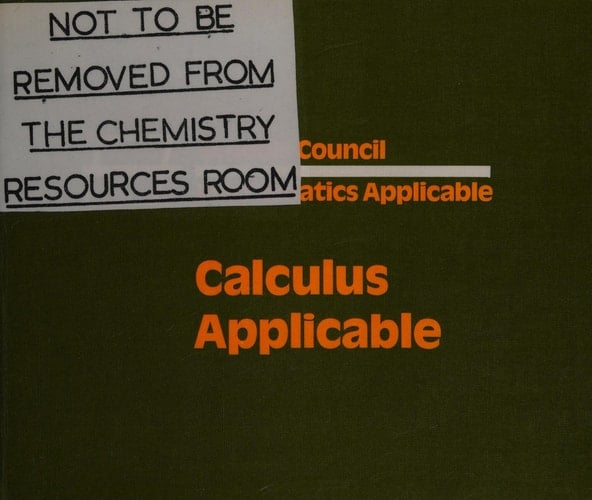 Calculus Applicable (Mathematics Applicable Series)