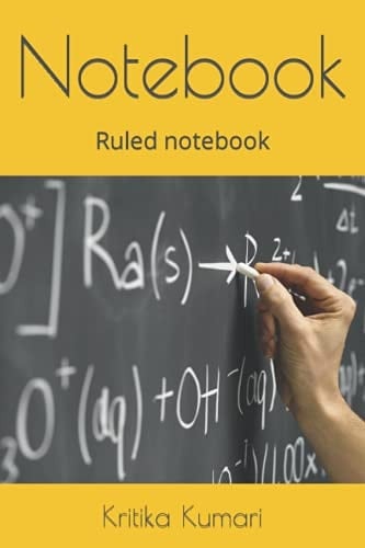 Notebook: Ruled notebook