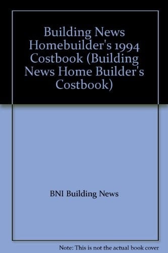 Building News Homebuilder's Costbook, 1994