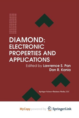 Diamond Electronic Properties and Applications