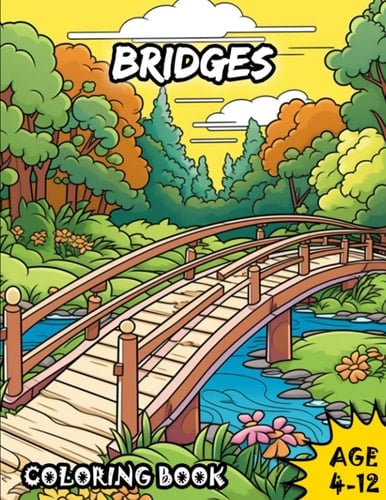 Landscape: Bridges: coloring book (CreActivity)