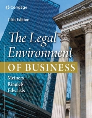 Cengage Infuse for Meiners/Ringleb/Edwards'‚ The Legal Environment of Business, 1 term Instant Access