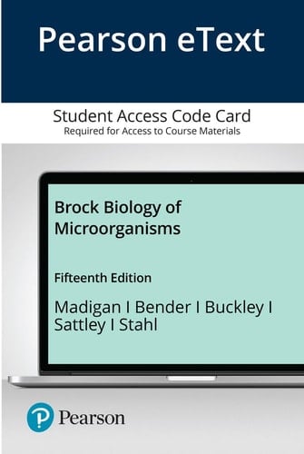 Pearson Etext Brock Biology of Microorganisms Access Card