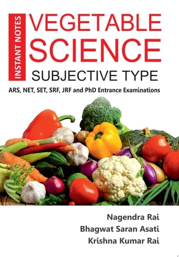 Instant Notes Vegetable Science: Subjective Type
