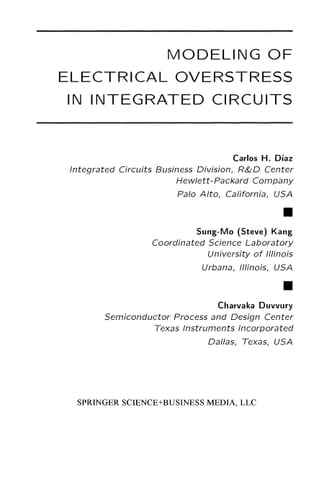 Modeling of Electrical Overstress in Integrated Circuits