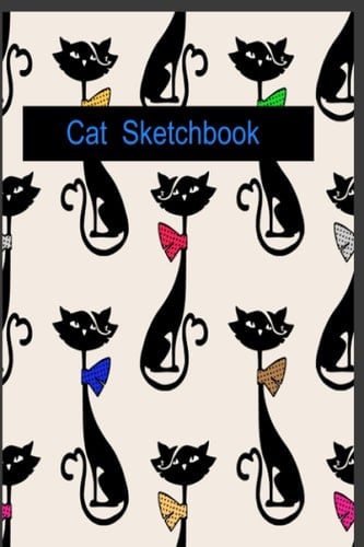 Cat Sketchbook on Graph Paper Sketchbook for Cat Lovers