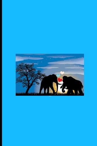 Elephant and Mammoth: Giant Elephant and Mammoth Perfect Lined Notebook/Journal (6"x9")