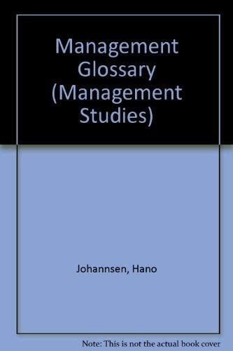 Management Glossary (Management Studies)