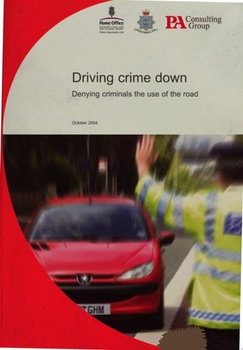 Driving Crime Down Denying Criminals the Use of the Road
