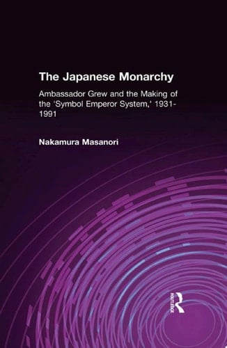 The Japanese Monarchy, 1931-91