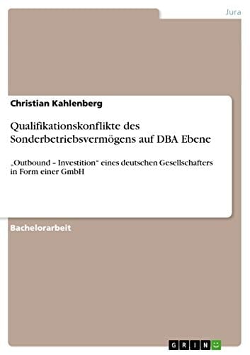Qualifikationskonflikte Des Sonderbetriebsvermogens Auf Dba Ebene