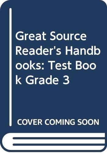 Great Source Reader's Handbooks Test Book Grade 3