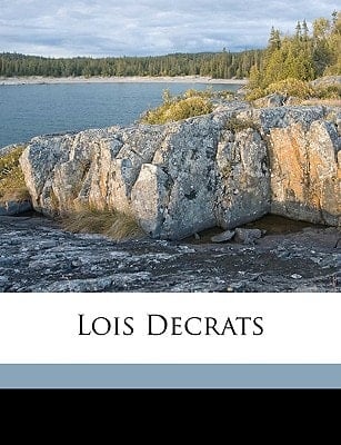 Lois Decrats (French Edition)