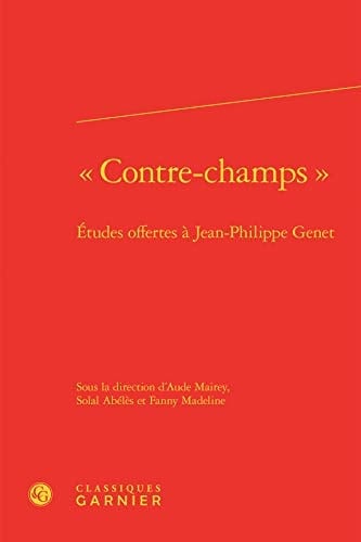 "Contre-champs" études offerts à Jean-Philippe Genet