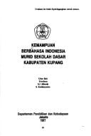 Kemampuan berbahasa Indonesia murid sekolah dasar Kabupaten Kupang