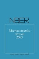 NBER Macroeconomics Annual 2003