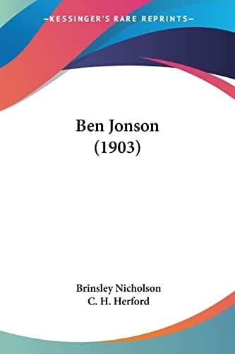 Ben Jonson (1903)