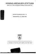 Politik und Entwicklung in Lateinamerika: Beitr. zu d. zentralen Problemen d. Kontinents (Schriftenreihe - Konrad-Adenauer-Stiftung, Institut für Internationale Solidarität) (German Edition)