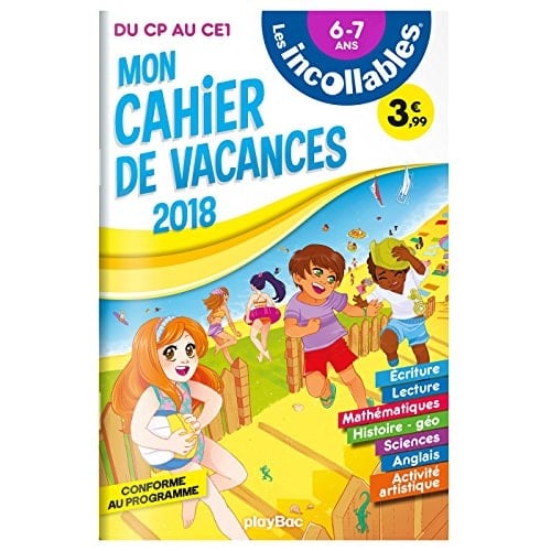Cahier de vacances Du CP au CE1, 6-7 ans