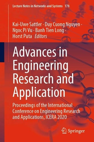 Advances in Engineering Research and Application Proceedings of the International Conference on Engineering Research and Applications, ICERA 2020