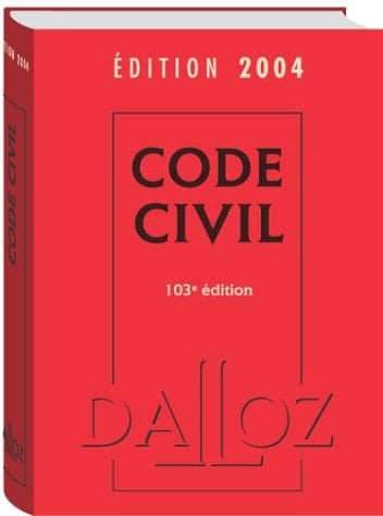 Code civil édition 2004