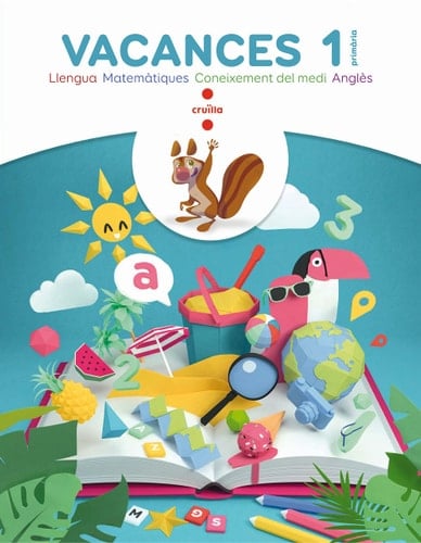 Vacances, 1 Primària llengua, matemàtiques, coneixement del medi, anglès