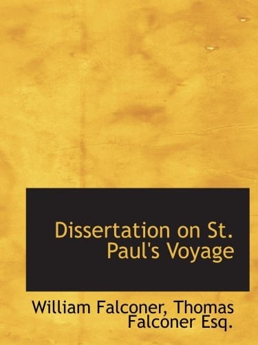 Dissertation on St. Paul's Voyage