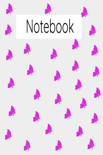 The flying butterfly print notebook: The flying butterfly notebook