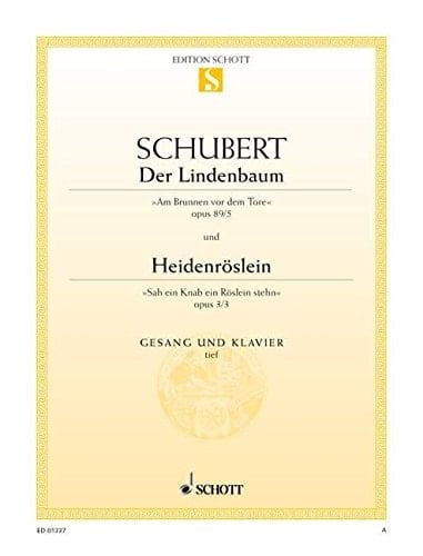 Der Lindenbaum Op 89/5 / Heidenroeslein Op 3/3