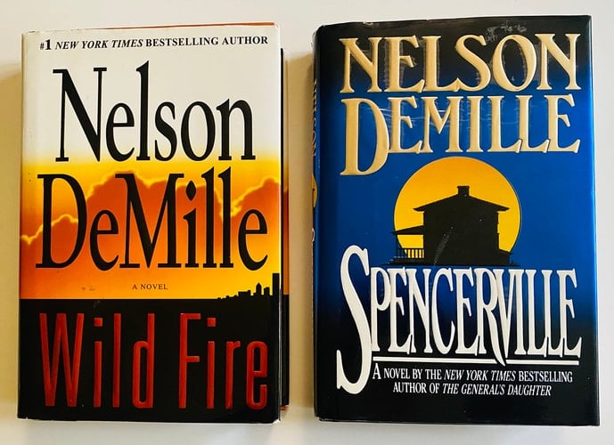 2 Nelson DeMille Books! 1) Wild Fire 2) Spencerville