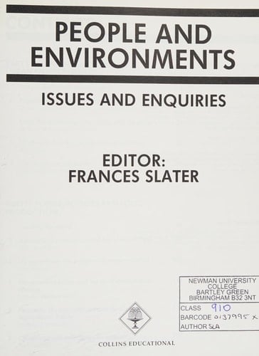 People and Environments: Issues and Enquiries (Issues and Enquiries)