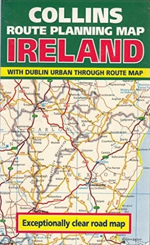 Collins route planning map, Ireland: Scale 9 miles to 1 inch