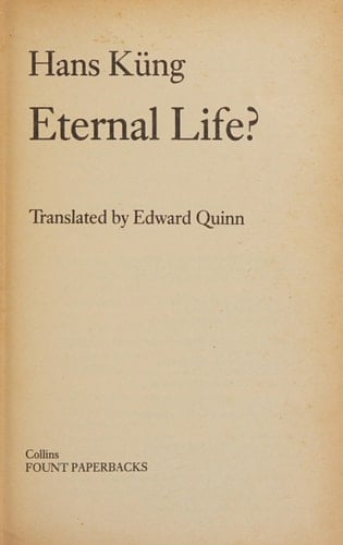 Eternal life?