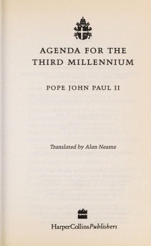 Agenda for the Third Millennium