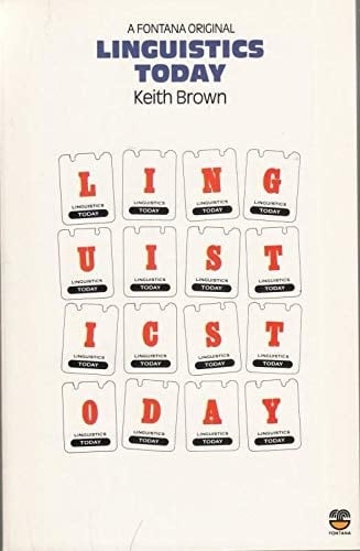 Linguistics today (Fontana linguistics)