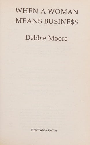 When a Woman Means Business