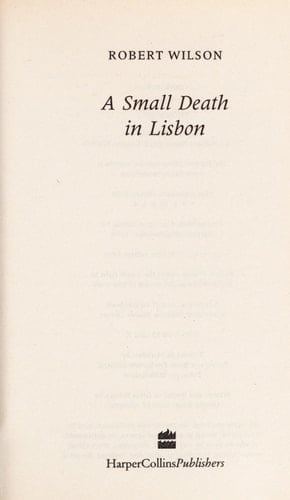 A Small Death in Lisbon