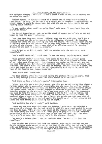 The Mystery of the Magic Circle (The Three Invesigators, Book 27)