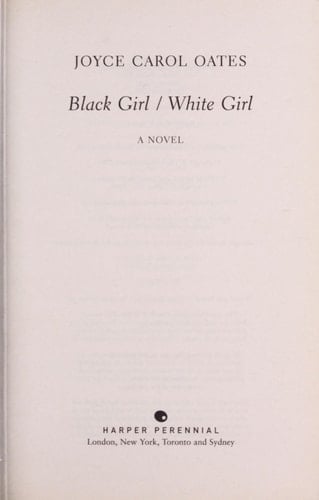 Black Girl White Girl