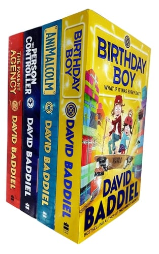David Baddiel 4 Books Collection Set (Birthday Boy, Animalcolm, The Person Controller, The Parent Agency)