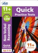 11+ Non-verbal Reasoning Quick Practice Tests Age 9-10 For The Cem Assessment Tests