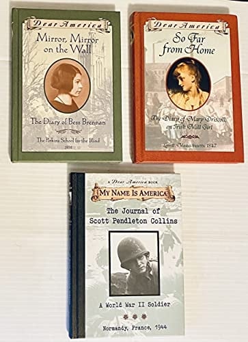 2 "Dear America" Books! 1) Standing in the Light: The Captive Diary of Catharine Carey Logan 2) The Journal of William Thomas Emerson: A Revolutionary War Patriot
