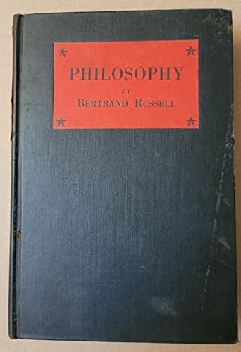 Philosophy By Bertrand Russell 1927,