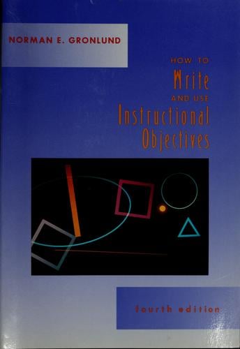 How to Write Instructional Objectives
