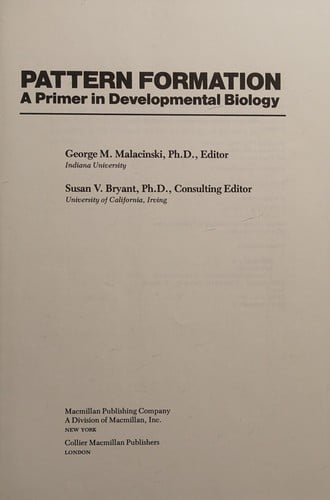 Primers in Developmental Biology (Primers in developmental biology)