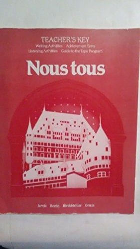 Nous Tous Teachers Key To (see Description)