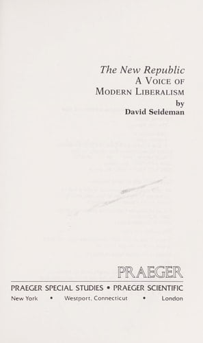 The New Republic: A Voice of Modern Liberalism