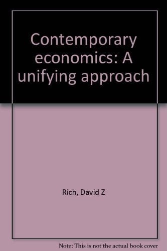 Contemporary economics: A unifying approach
